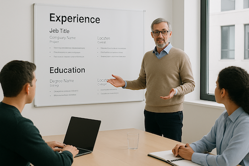 Step to Showcase Experience & Education - Build credibility and impress employers by showcasing your work experience, job roles, and academic background — all displayed beautifully in your online portfolio.