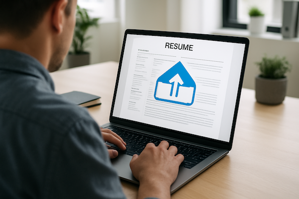 Step to Upload Your Resume Online - Start building your professional portfolio by uploading your resume. Automatically extract key details to save time and enhance accuracy in your portfolio.